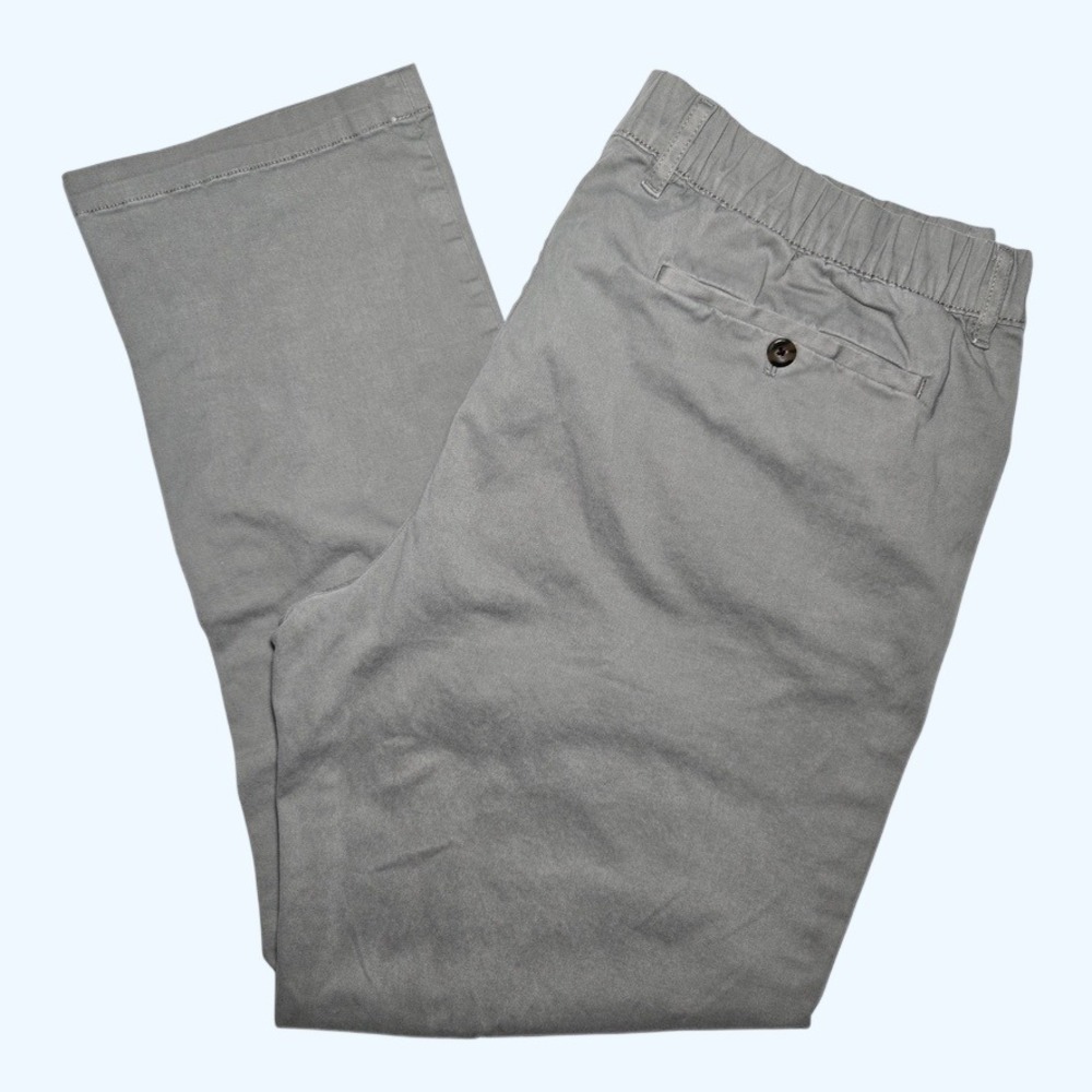 Bearbottom Clothing Men XXL 32 (Inseam 31") Gray Stretch Pants Elastic Waist